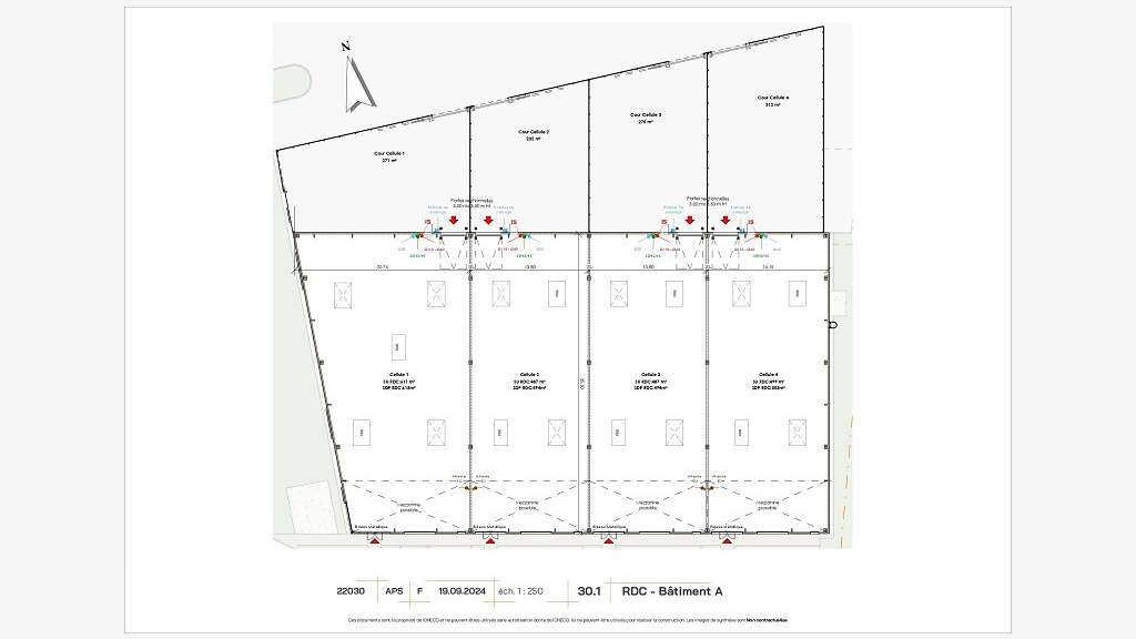 AV cellule d'activité 494m² St-Nazaire Zone Brais