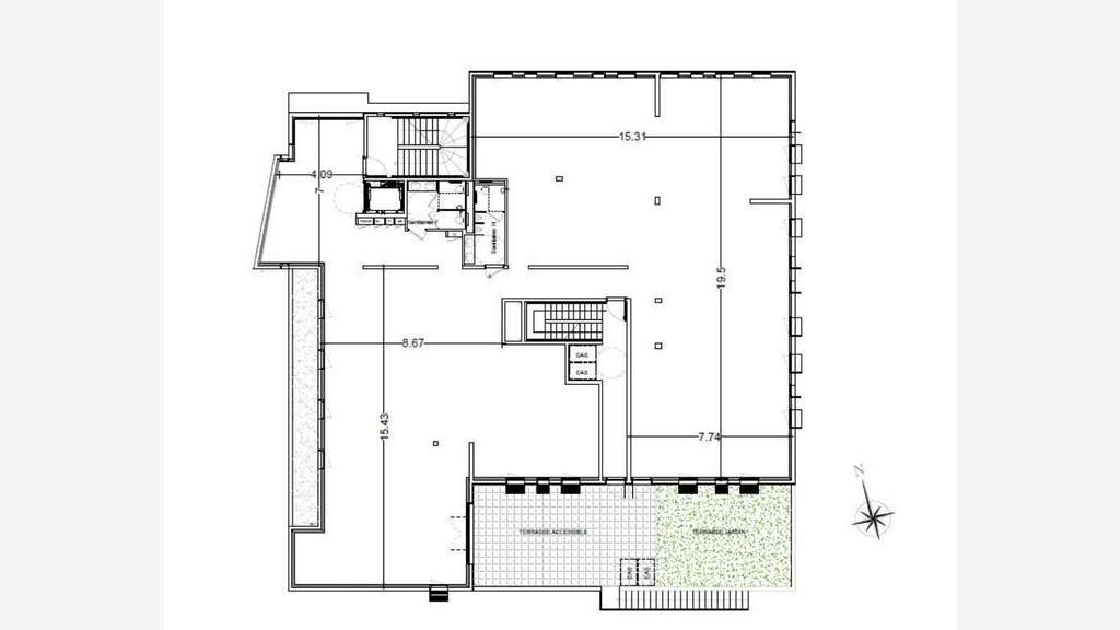 À vendre 3 plateaux de bureaux 1330m² à Avignon