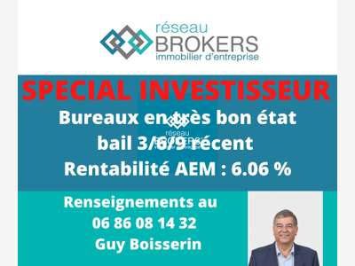 Spécial investisseur AV très beaux bureaux loués