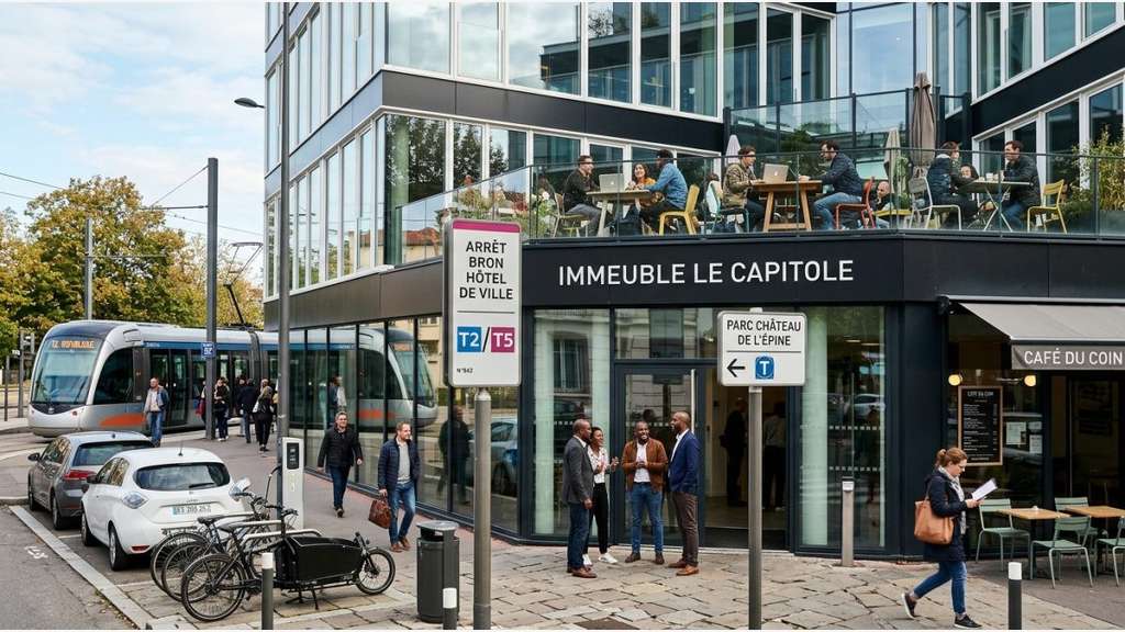 Vente plateau de bureaux neufs 310.60m² à Bron