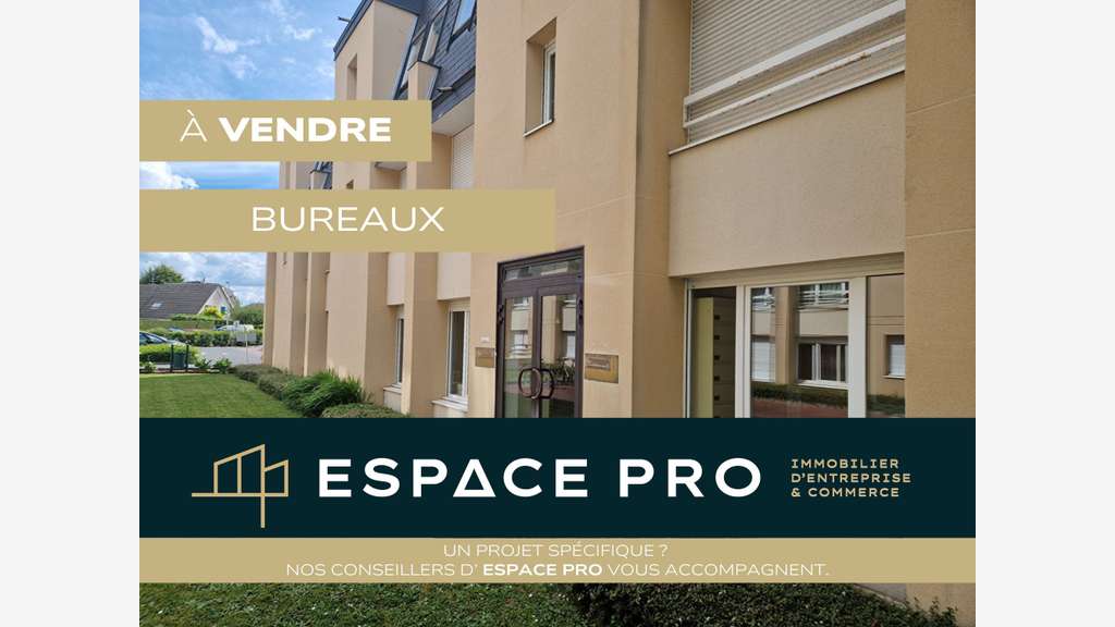 A vendre bureaux 225m² divisibles au Nord de Caen