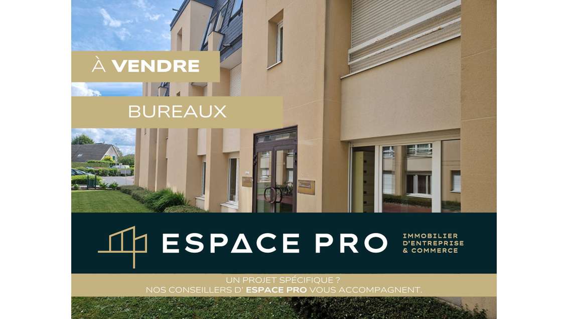 A vendre bureaux 225m² divisibles au Nord de Caen