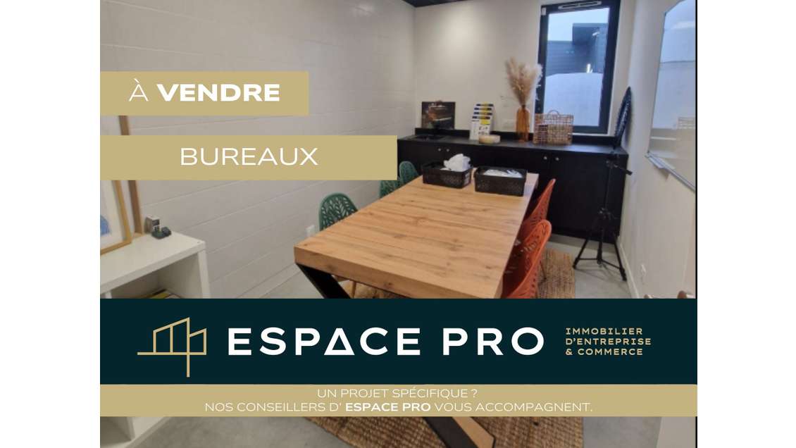 A vendre locaux professionnels 96m² au Sud de Caen