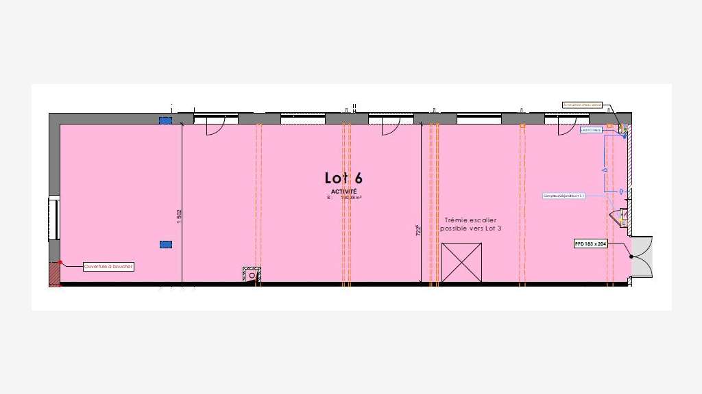 AV plateau de 190m² rénové à neuf à Chaponost