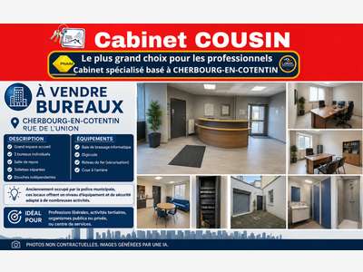 Vente bureaux rue de l’Union à Cherbourg
