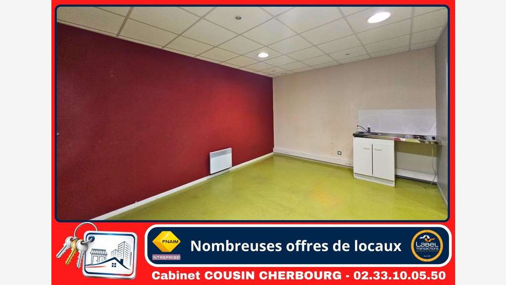 Vente bureaux rue de l’Union à Cherbourg