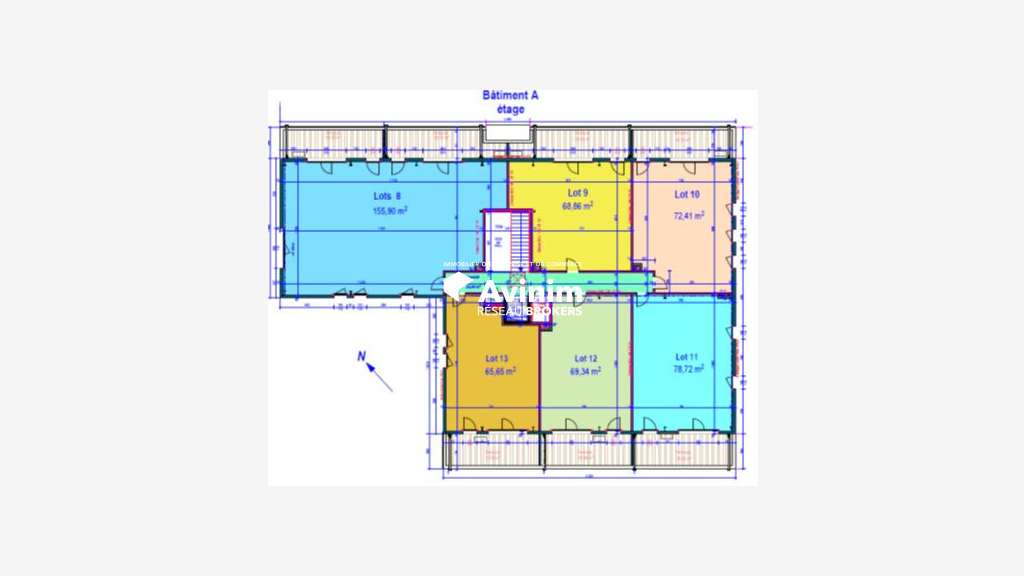 Bureaux neufs de 65m² à 69m² à vendre Chignin A43