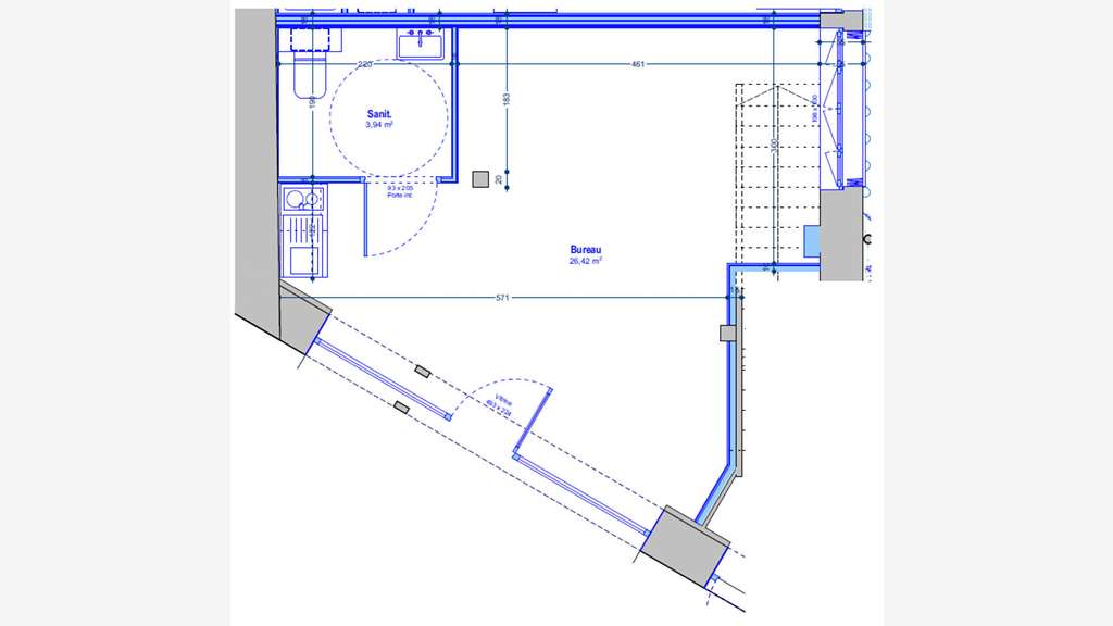 Vente bureaux 30m² à Clermont Fd Carmes/République