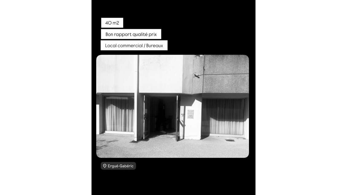 Vente plateau de bureaux Ergué-Gabéric Le Rouillen