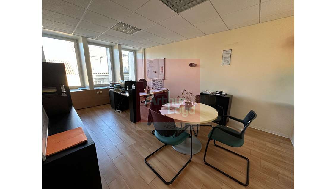 Vente bureaux 149m² hyper centre Agen