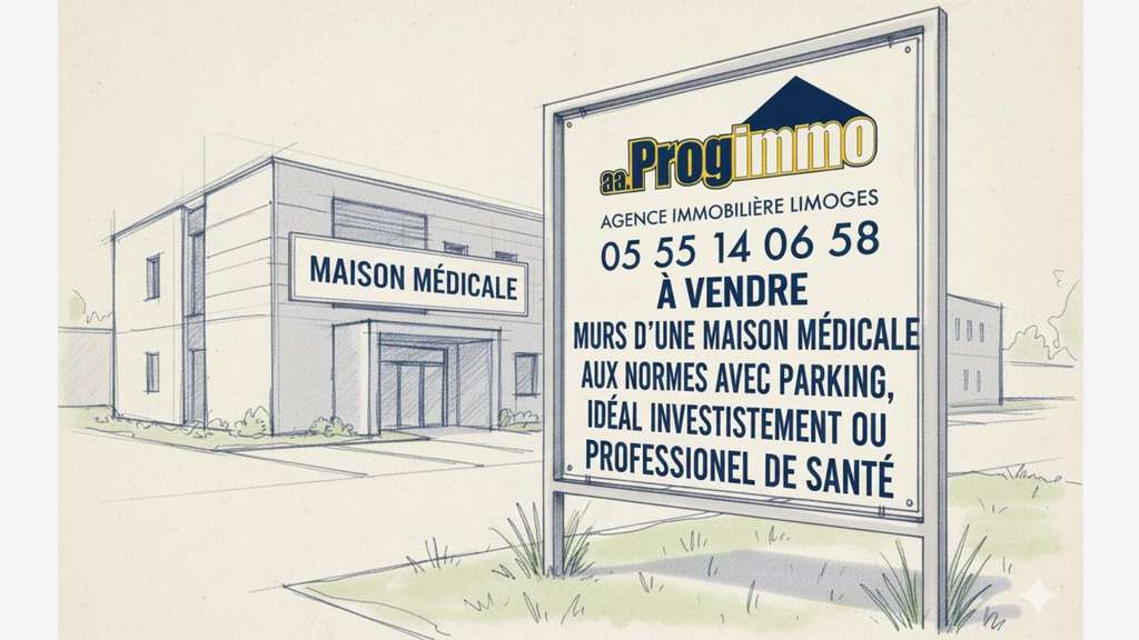 Vente murs loués maison médicale sur Limoges
