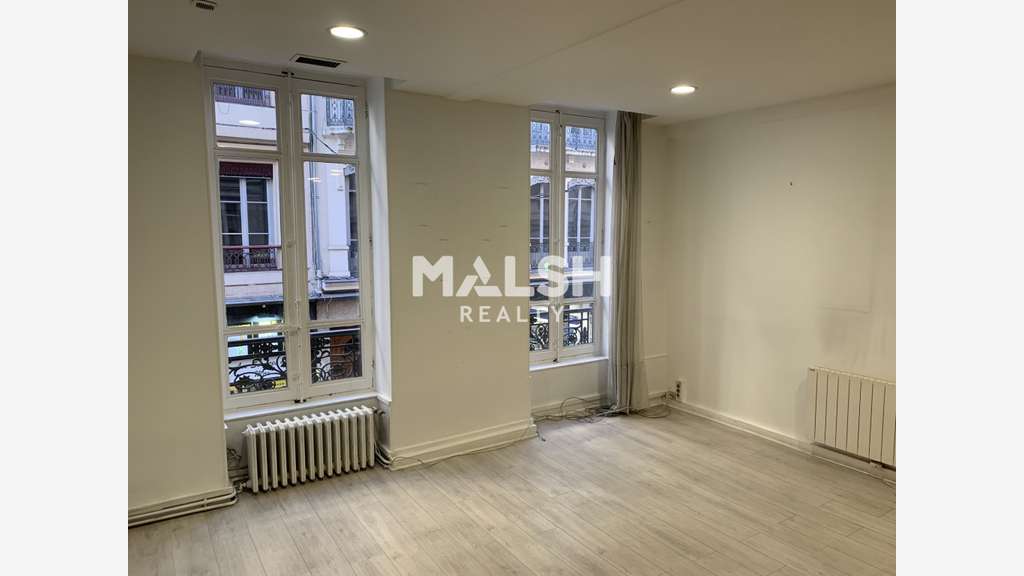 Vente bureaux cloisonnés 180m² Lyon 2e Presqu'île