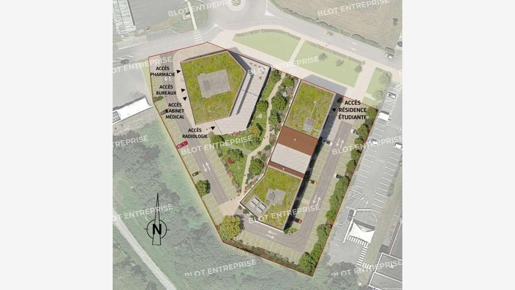 A vendre/à louer bureaux neufs 108m² à Vannes