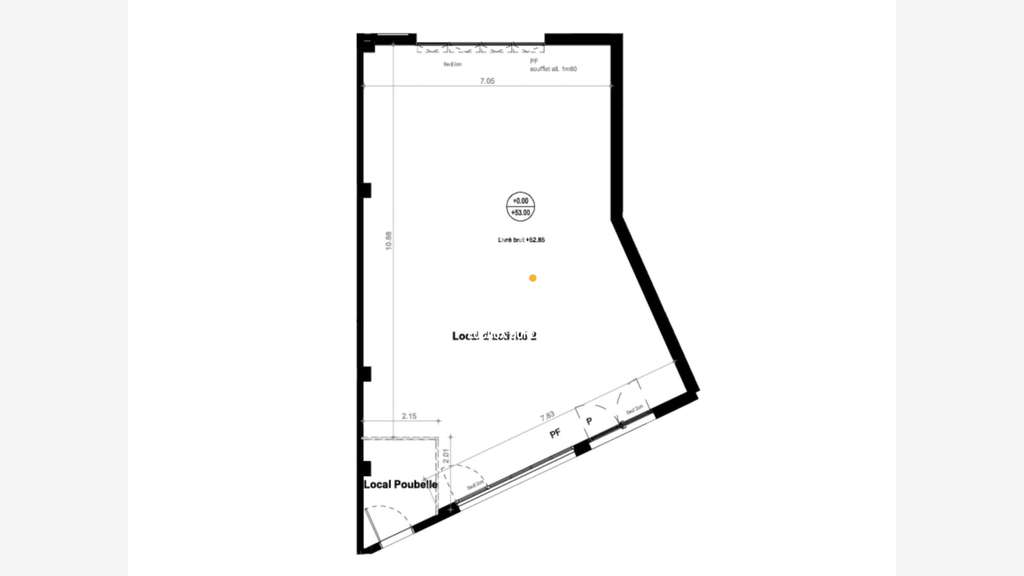 Vente bureau 92m² Orvault environnement attractif