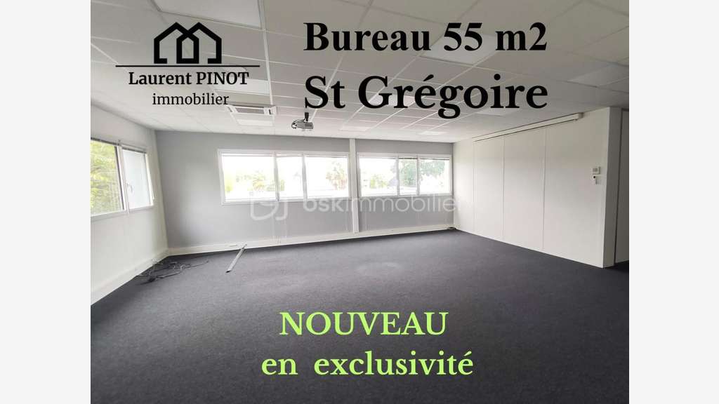 Vente bureaux 55m² parc de Brocéliande St Grégoire