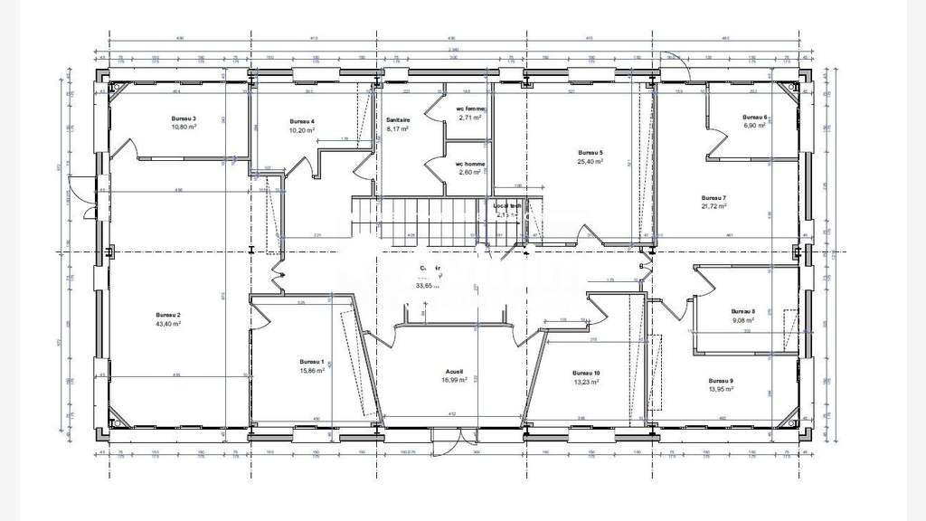 Vente immeuble de bureaux indépendant 494m² Saumur