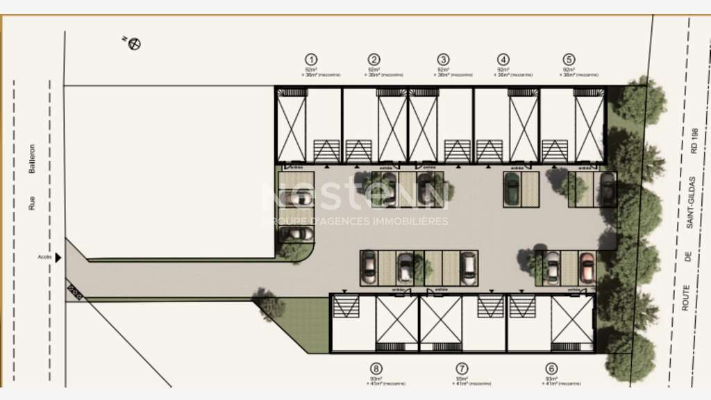 Vente cellule d'activité 127m² ZAC proche Sarzeau