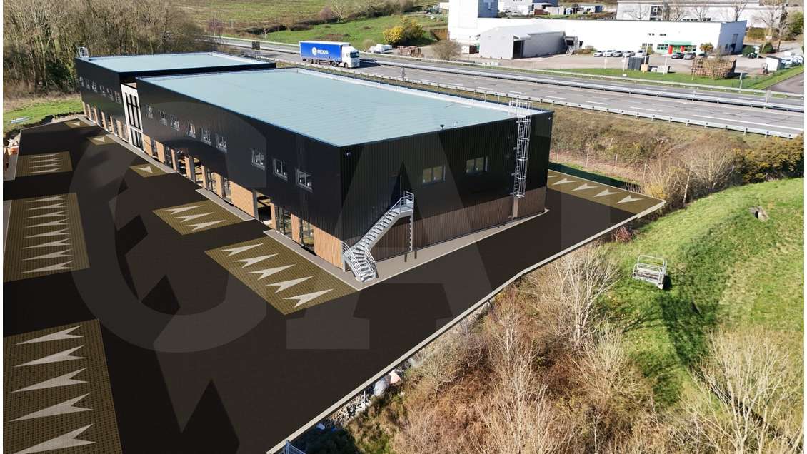 Vente local 209m² village d'entreprises neuf Goven