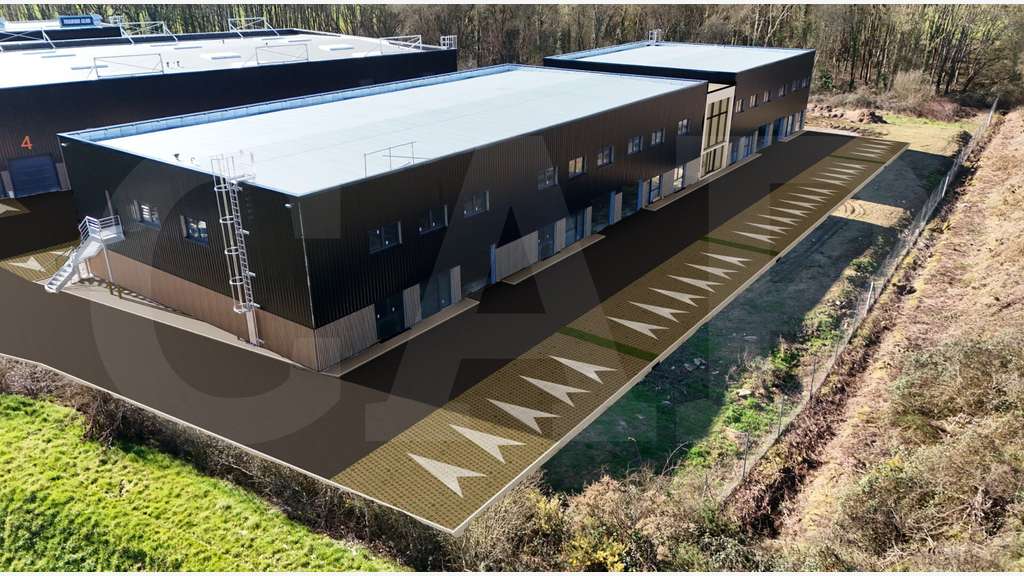 Vente local 209m² village d'entreprises neuf Goven