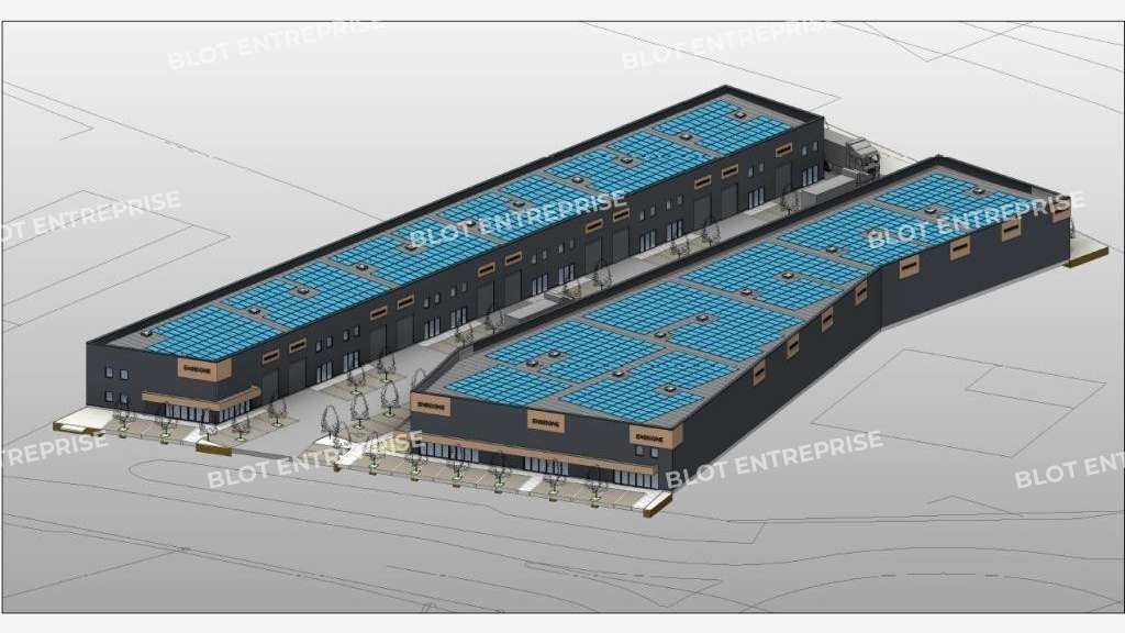A vendre cellule neuve 200m² à La Mézière