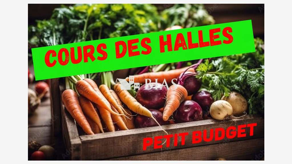 Vente cours des halles murs et fonds proche Rouen