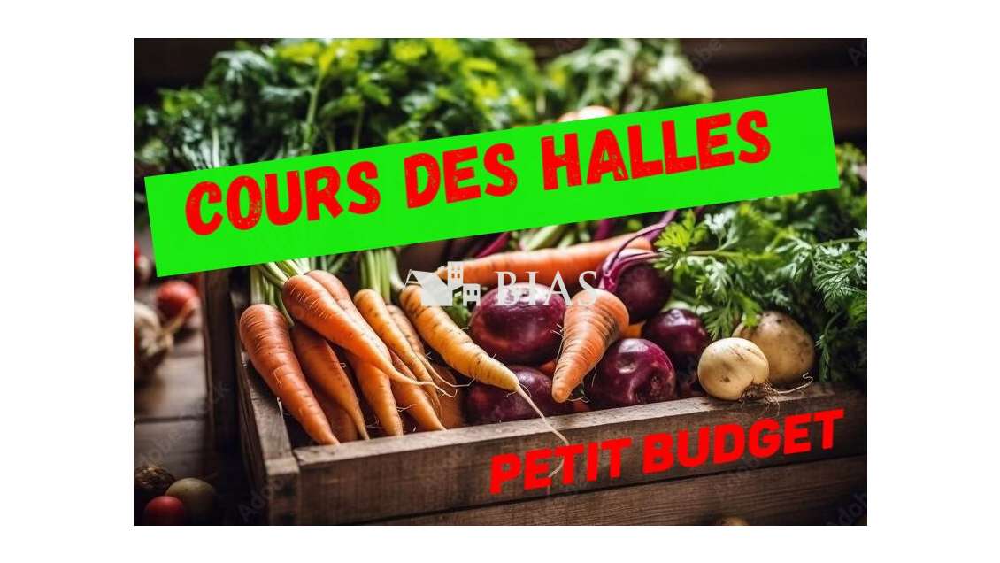 Vente cours des halles murs et fonds proche Rouen