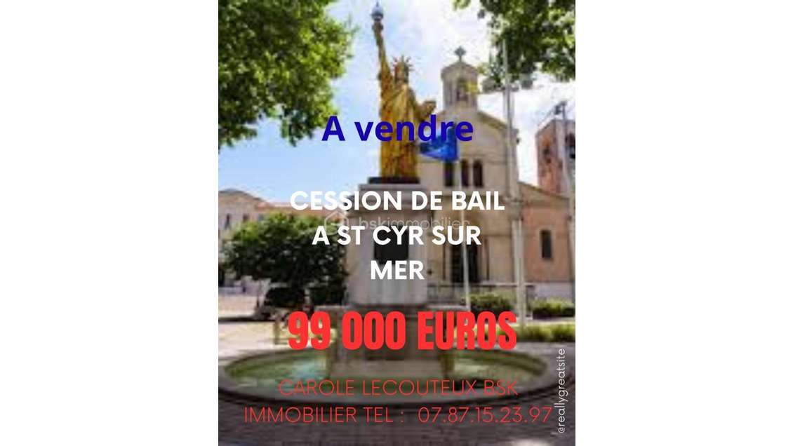 Cession de bail commercial à Saint-Cyr-sur-Mer