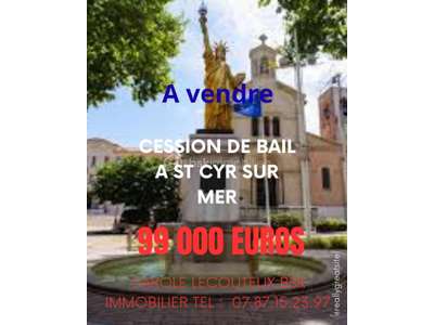 Cession droit au bail Locaux commerciaux - Boutiques à Saint-Cyr-sur-Mer