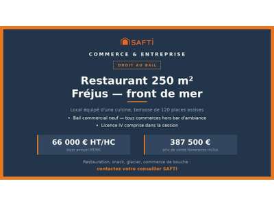 Cession droit au bail Locaux commerciaux - Boutiques à Fréjus