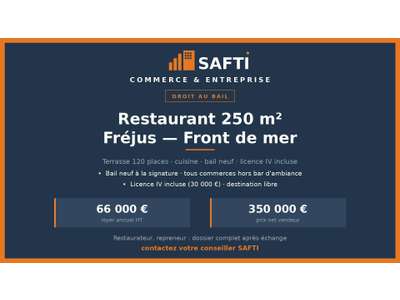 Cession droit au bail Locaux commerciaux - Boutiques à Fréjus
