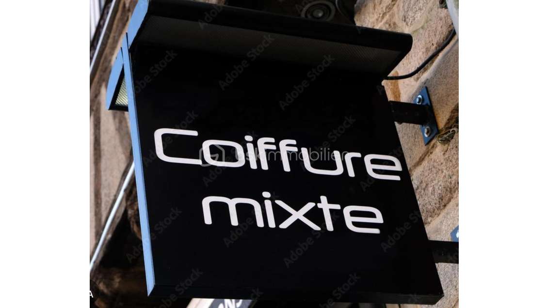 Vente local commercial coiffure à Lorient centre