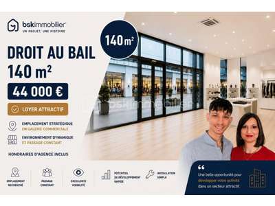 Cession droit au bail Locaux commerciaux - Boutiques au Havre