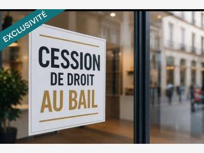 Cède droit au bail local commercial 76m² Levallois