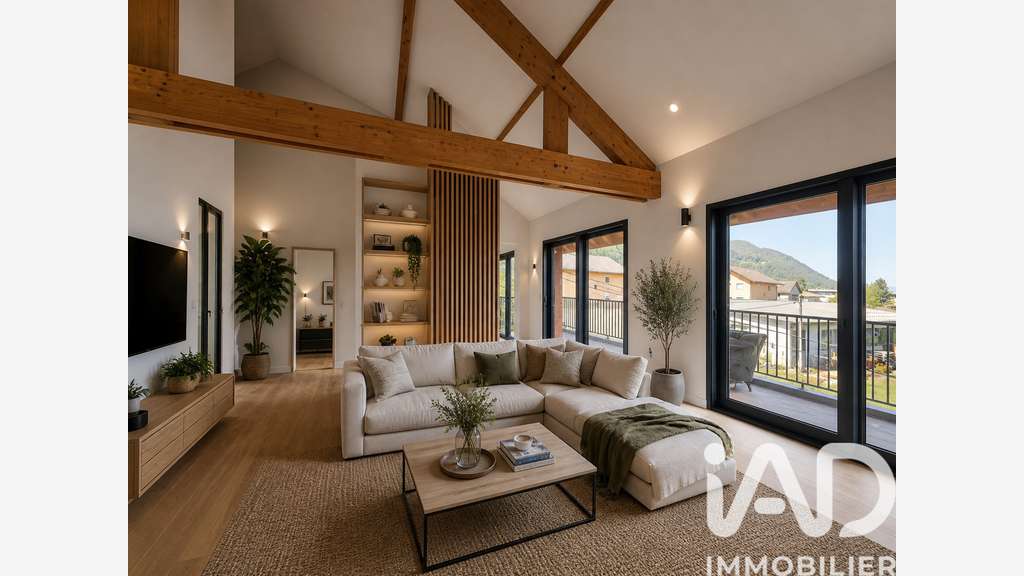 Vente loft 89m² avec terrasse calme absolu Marnaz