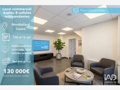 Vente local commercial 158m² à Montbéliard