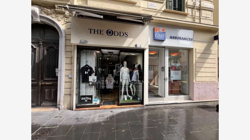 Droit au bail boutique 22m² av Borriglione à Nice