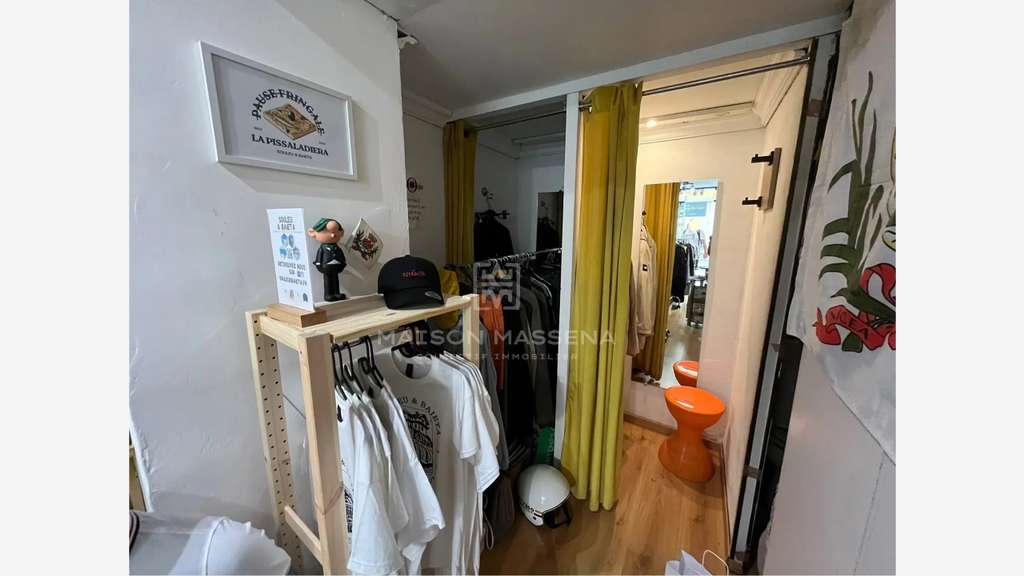 Droit au bail boutique 22m² av Borriglione à Nice