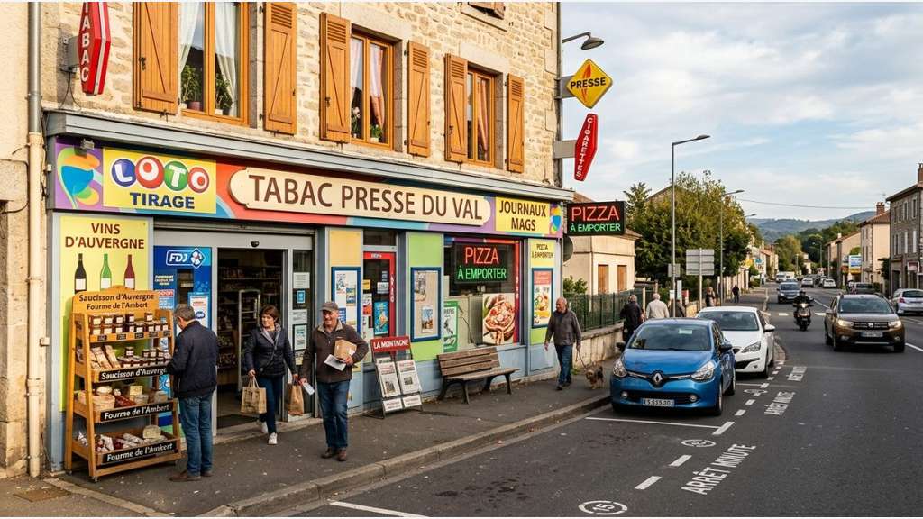 Murs commerciaux tabac presse à vendre à Courpière