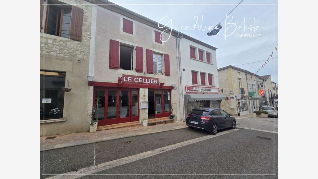 Immeuble de caractère 190m² avec local commercial 