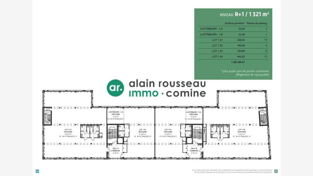 AV bureaux neufs 1822m² Angers Carré d'Orgemont
