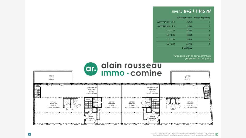 AV bureaux neufs 1822m² Angers Carré d'Orgemont