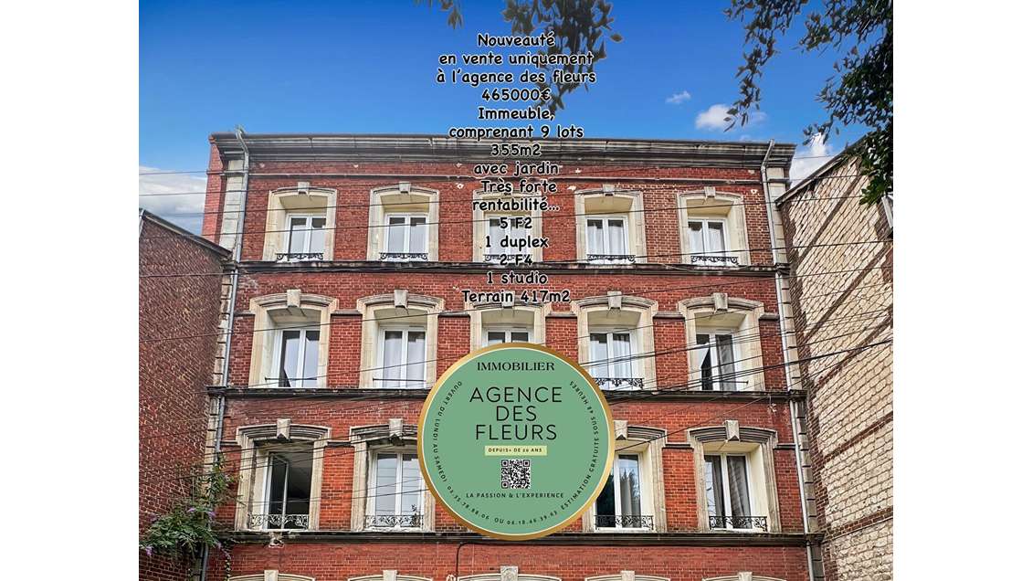IMMEUBLE DE RAPPORT ELBEUF - 9 pièce(s) - 355m2