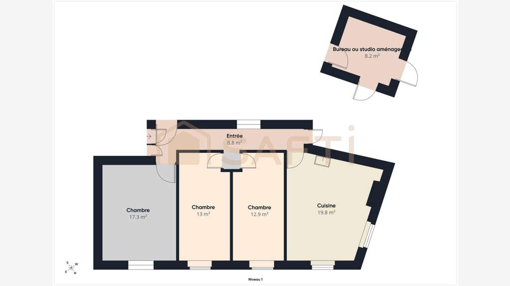 Immeuble complet + fonds de commerce