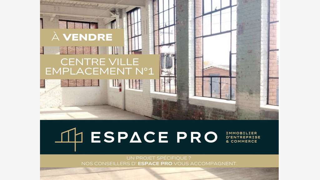 Vente immeuble d'angle 1200m² centre Pont Audemer