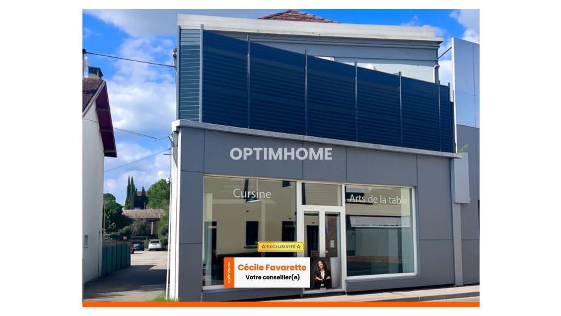 Vente local commercial 380m² centre Villeneuve Lot