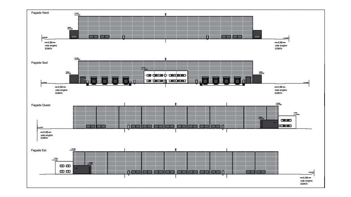 Entrepôts de 6 000m² à vendre à Calais (62)
