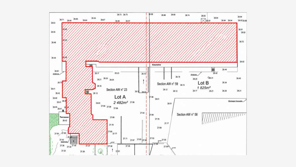 Vente bâtiments d’activités 1606m² à Carquefou