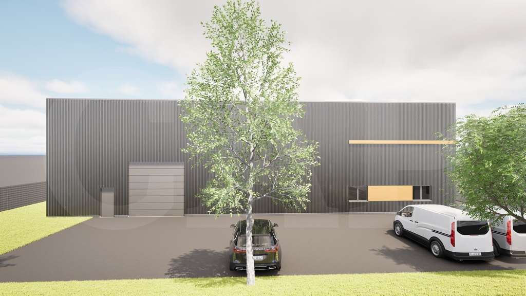 A vendre local neuf 623m² ZA de Kerpont à Caudan