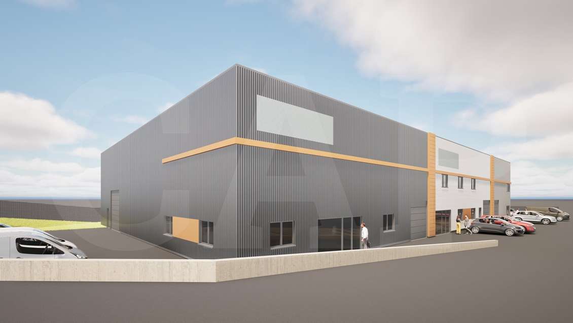 A vendre local neuf 623m² ZA de Kerpont à Caudan