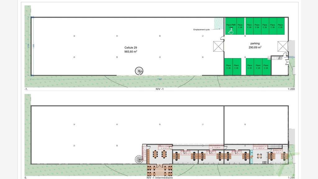 AV bâtiment d'activités neuf de 1 479m² à Chambéry